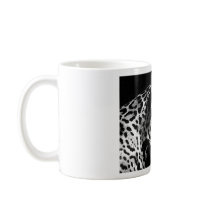 Black & White Jaguar Pop Art Mug