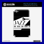BLACK WHITE JAZZ MUSIC GRAPHIC skins