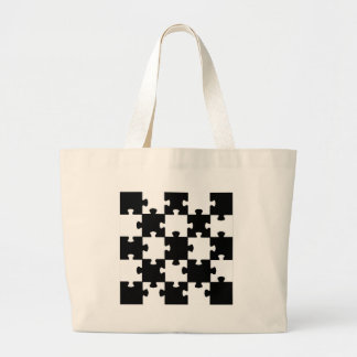 Black white jigsaw puzzle backgrounds bags