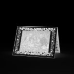 Black & White Lace Elegance Card - Customizable by Yve_13 Black & White Lace Elegance Card - Customizable