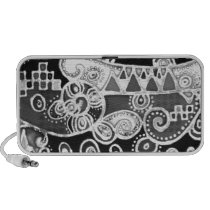 Black & White Laptop Speakers speakers