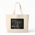 Black & White Las Vegas Tote Bag by vegasdusoleil Black & White Las Vegas Tote Bag