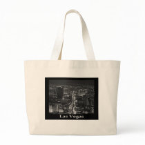 Black & White Las Vegas Tote Bag by vegasdusoleil Black & White Las Vegas Tote Bag