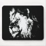 Black & White Lion Mousepad