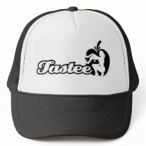 Black/White Logo hat by TasteeMag Black/White Logo hat