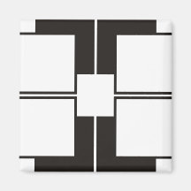 black white magnet