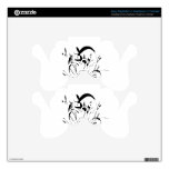 Black white modern twirl design on fun products PS3 controller skin
