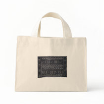 Black & White Mudcloth Tote Bag