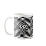 black/white mug