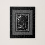 Black & White Nativity Christmas Jigsaw Puzzle Black & White Nativity Christmas Jigsaw Puzzle