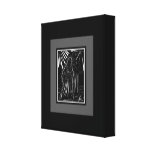Black & White Nativity Wrapped Canvas Print Black & White Nativity Wrapped Canvas Print