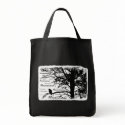 Black & White Nevermore Silhouette Raven bags by VoXeeD Black & White Nevermore Silhouette Raven bags
