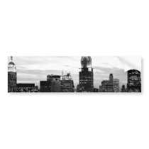 Black & White New York Bumper Sticker