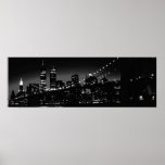 Black & White New York City Poster