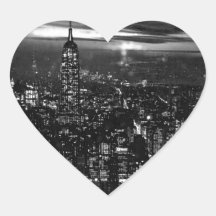 Black & White New York City Stickers