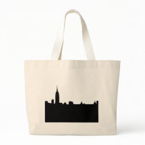 Black & White New York Silhouette Bags