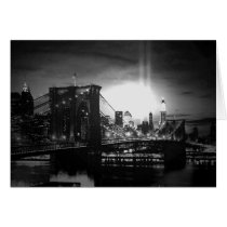 Black & White New York Skyline Greeting Cards
