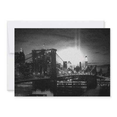Black & White New York Skyline Invitation by made_in_atlantis