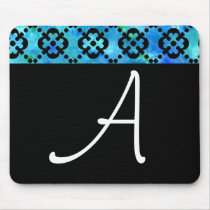 Black & White Ocean Cross Mousepad