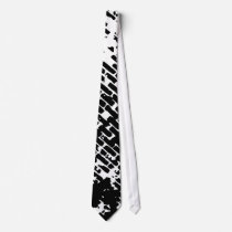 Black & White Old Brick Tie by segrid Black & White Old Brick Tie