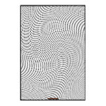 Black & White Op Art Optical Illusion Wall Poster