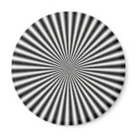 Black & White Optical Illusion Fridge Magnets