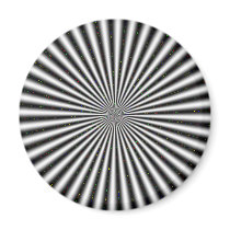 Black & White Optical Illusion magnets by JuJuGarden Black & White Optical Illusion magnets