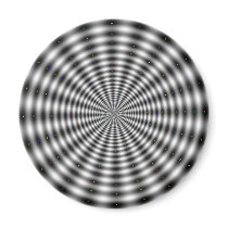 Black & White Optical Illusion magnets by JuJuGarden Black & White Optical Illusion magnets