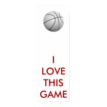 Black & White Panoramic Basketball Poster posters