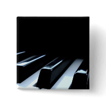 Black & White Piano Keys Button