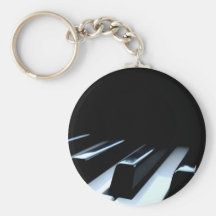 Black & White Piano Keys Key Chains