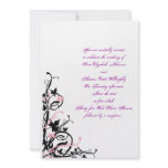 black_white_pink_wedding_invitation_template, Y...