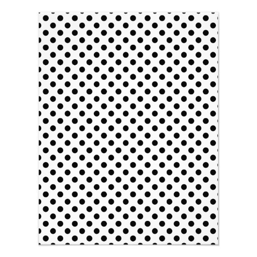 Black white polka dot bow Bridal Shower Invitation