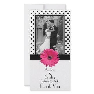 Black & White Polka Dot Photocard photocard