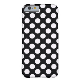 Black White Polka Dots - iPhone 6 case