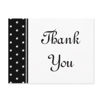 Black & White Polka Dots postcards by RyanandKrissy Black & White Polka Dots postcards