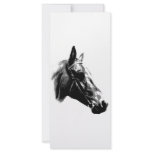 Black & White Pop Art Horse Custom Rack Cards