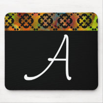 Black & White Rainbow Cross Mousepad