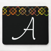 Black & White Rainbow Cross Mousepad