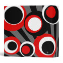 black white red dots Black Burst