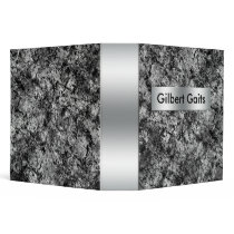 Black/White Retro Binder
