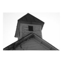 Black & White School Bell posters