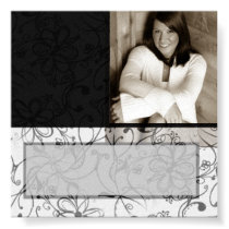 Black & White scroll customizable autograph poster posters