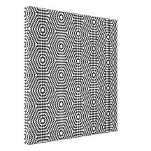 Black & White Seamless Pop Art-Optical Illusions Canvas Prints