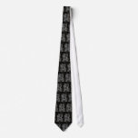 black white silver nativity custom ties