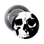 Black & White Skull Buttons
