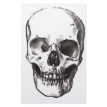 Black & White Skull Stationery