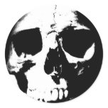 Black & White Skull Stickers