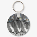 Black & White Soft Shoes Keychain