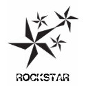 black white star, black white star, black white... t-shirts